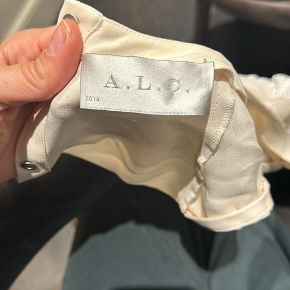 ALC studded silk top - Picture 4 of 8